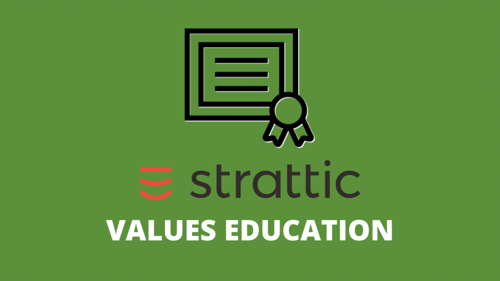 Strattic Values Education with Certificate